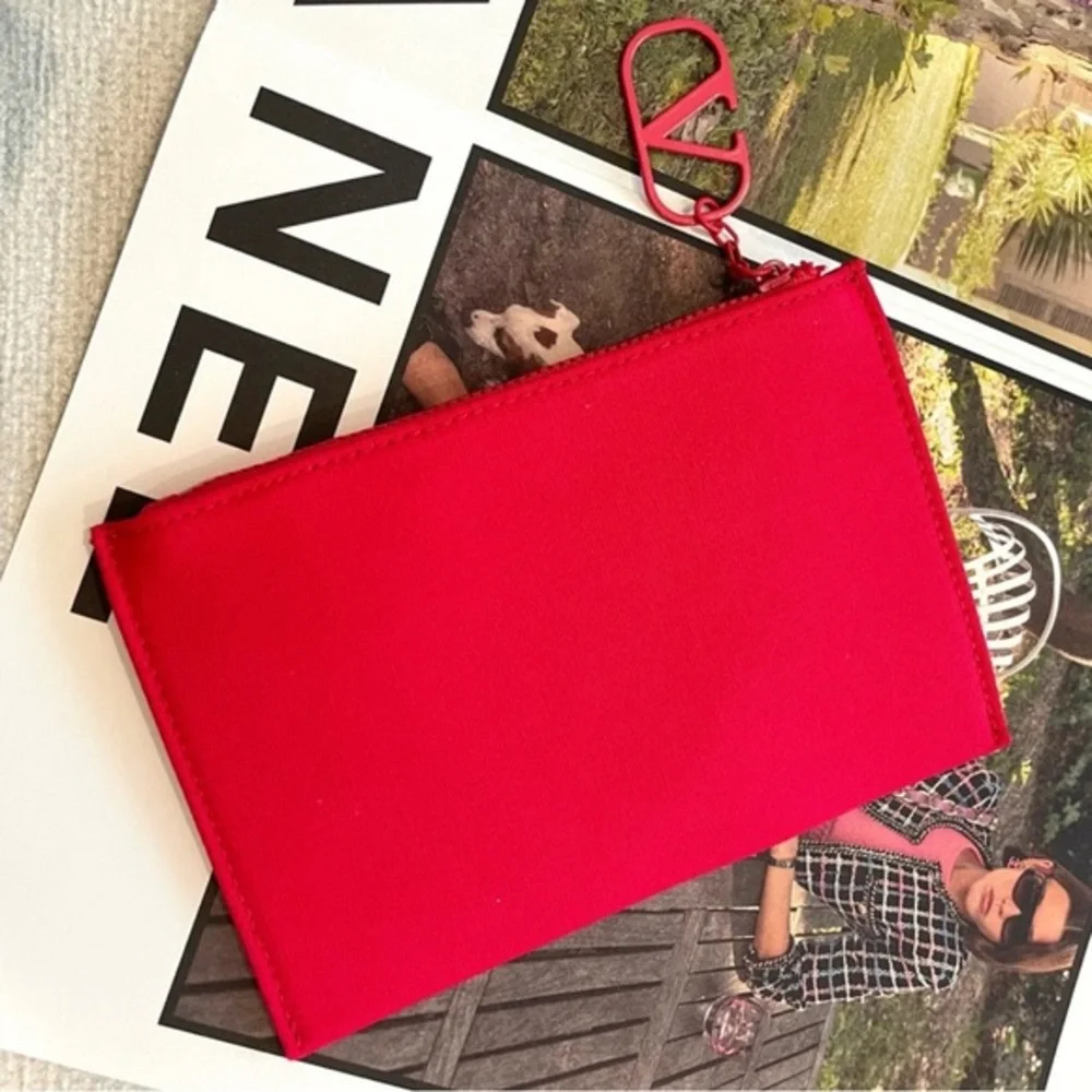 Valentino red cosmetic bag - Picture 7 of 7